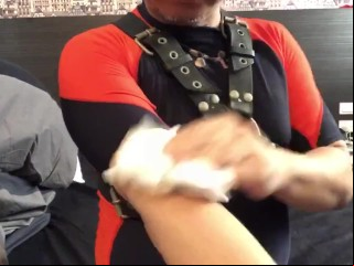 Leather Guy Hit Hovel Rush